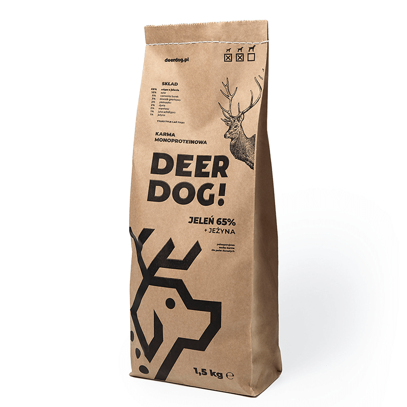 Deer Dog Jeleń z jeżynami 1,5 kg małe rasy sucha karma