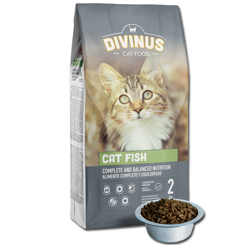 Divinus Cat Fish dla kotów dorosłych 2kg