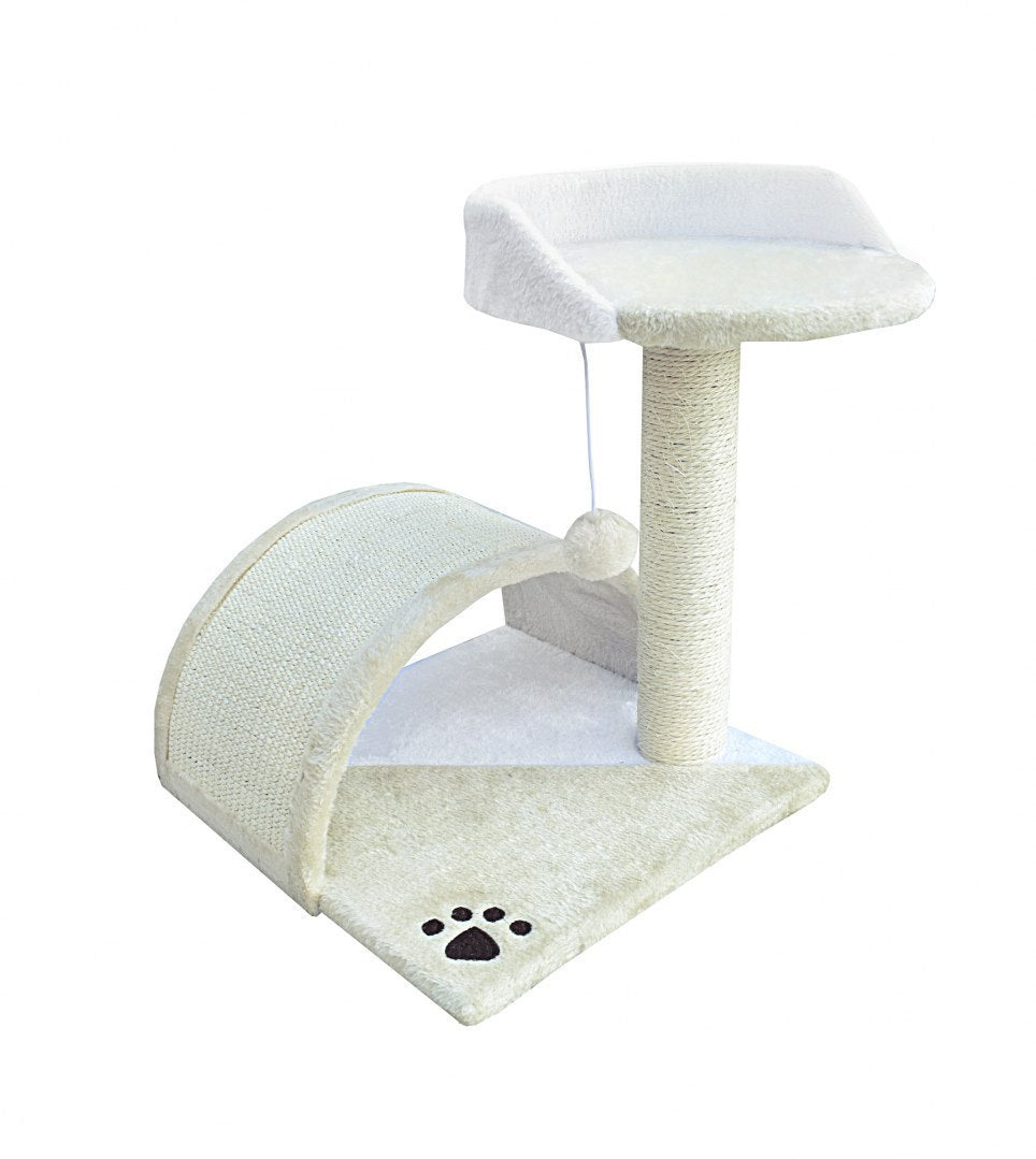 DRAPAK DLA KOTA MAY LEGOWISKO SUPEK BUDKA HAMAK BEŻOWY 43 CM