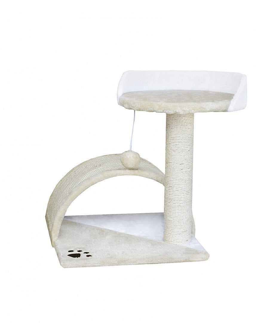 DRAPAK DLA KOTA MAY LEGOWISKO SUPEK BUDKA HAMAK BEŻOWY 43 CM